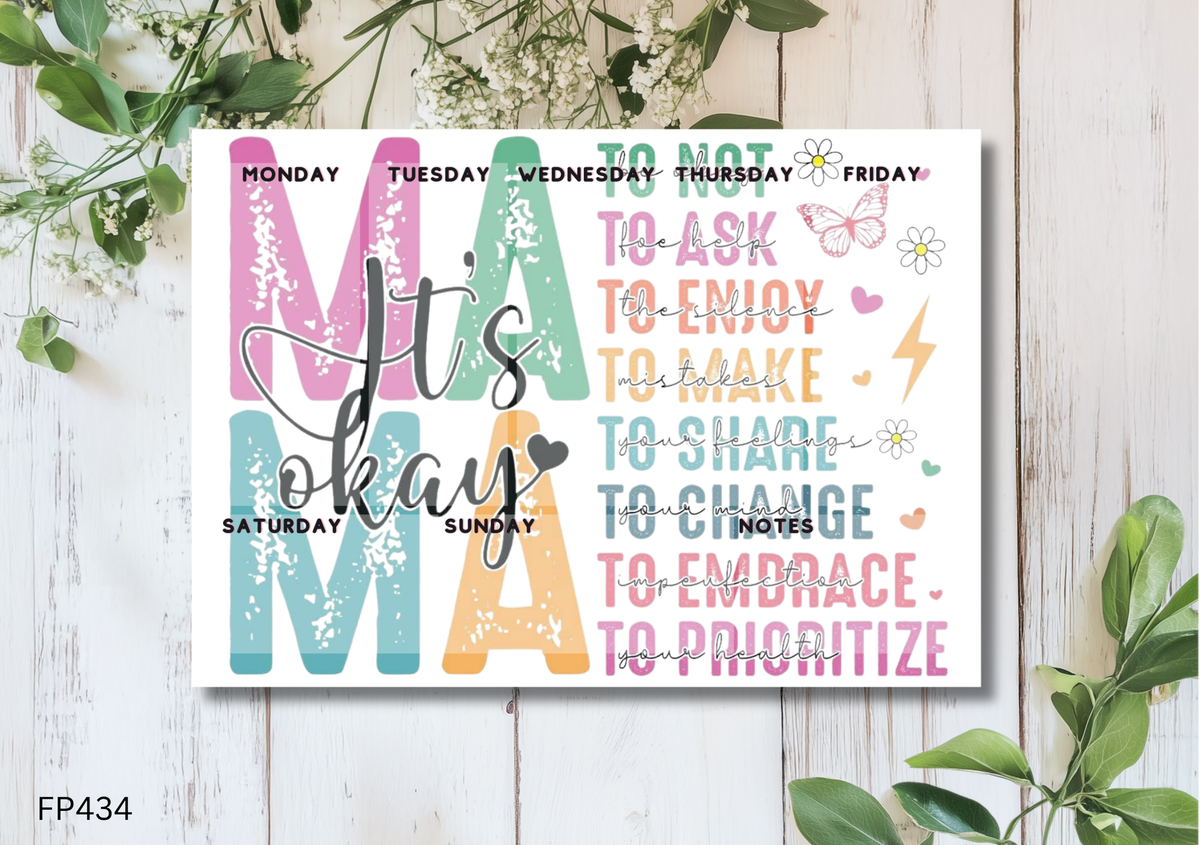 MAMA Weekly Planner