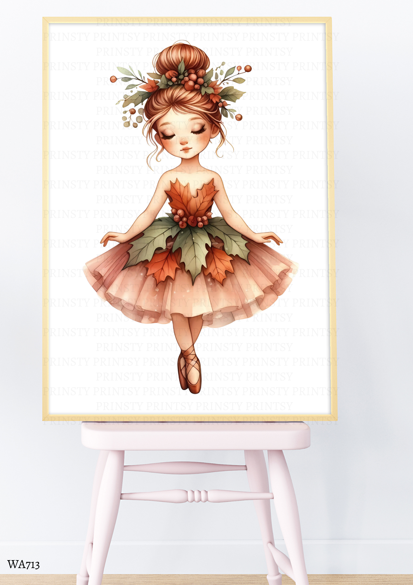 Autumn Ballerina Wall Art