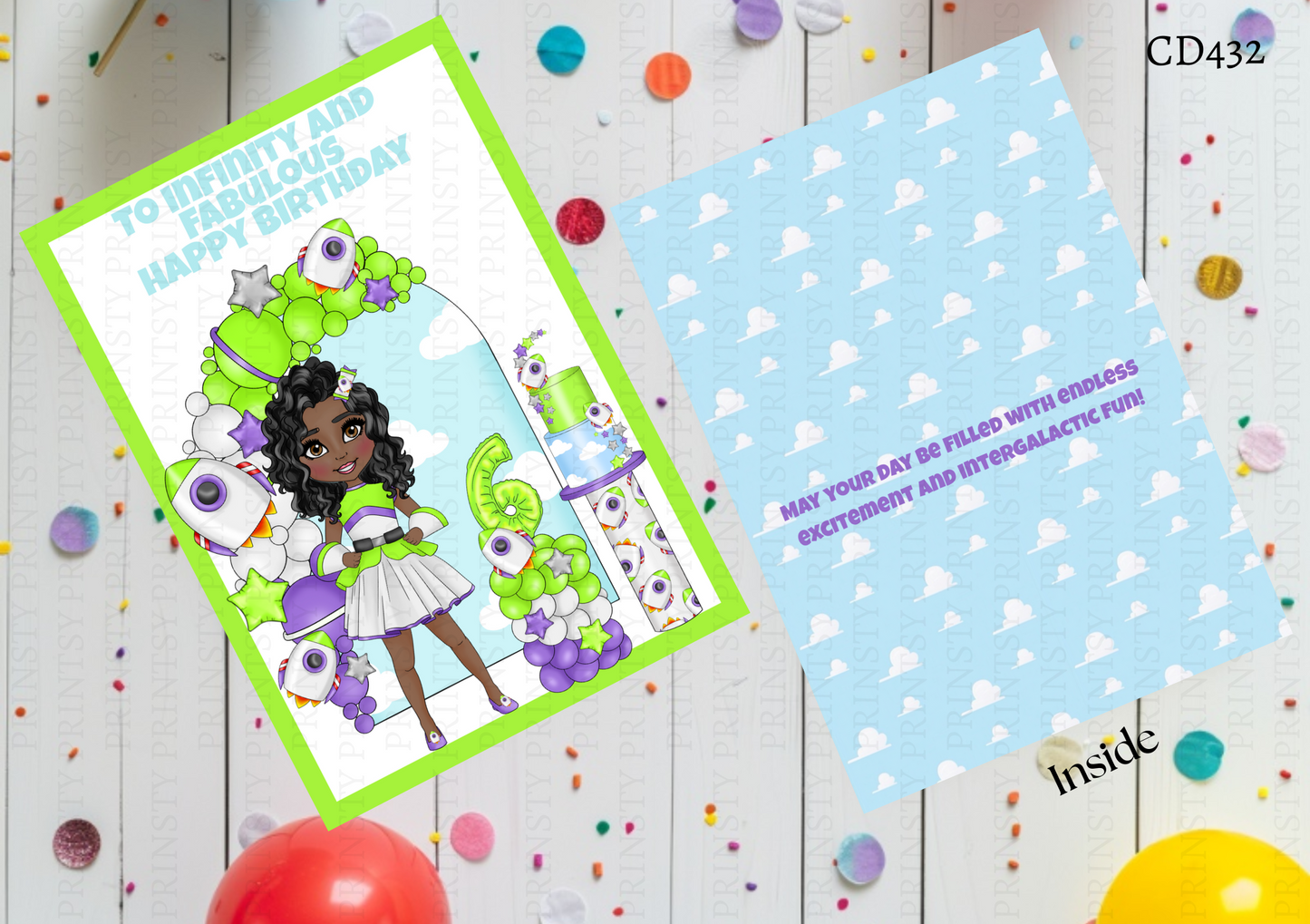 Toy Land Dolly Celebration Card