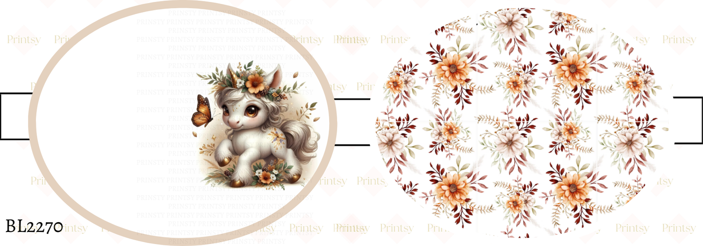 Autumn Unicorn Bow Loop