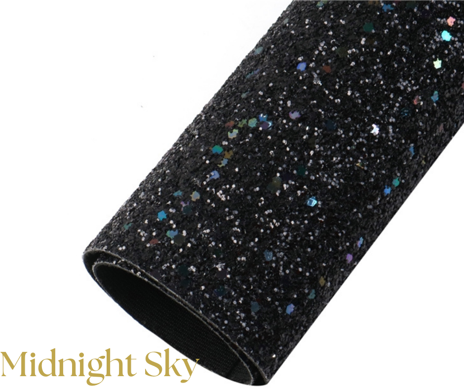 Midnight Sky Textured Chunky Glitter Sheet