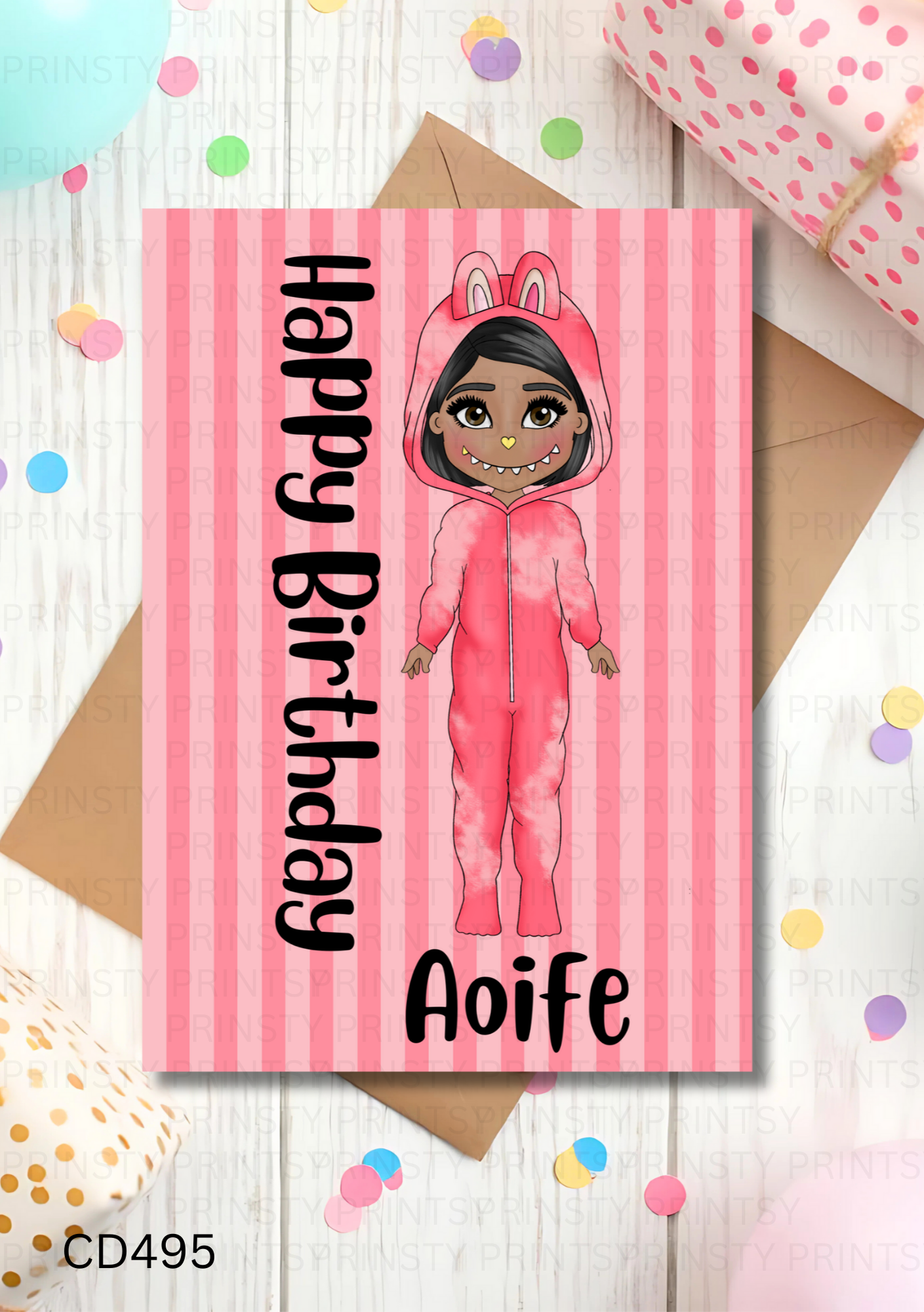 Mini Magic Monster Dolly Celebration Card