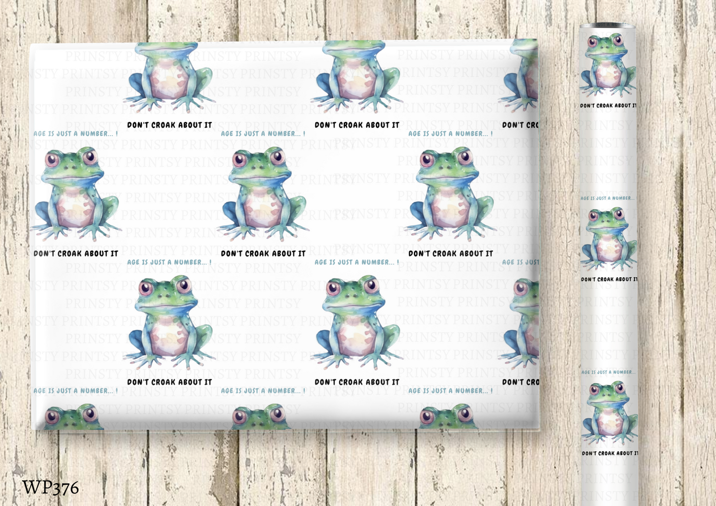 Frog Wrapping Paper
