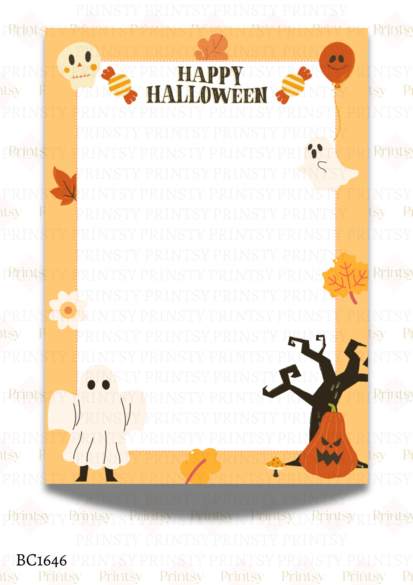 Halloween Bow Card