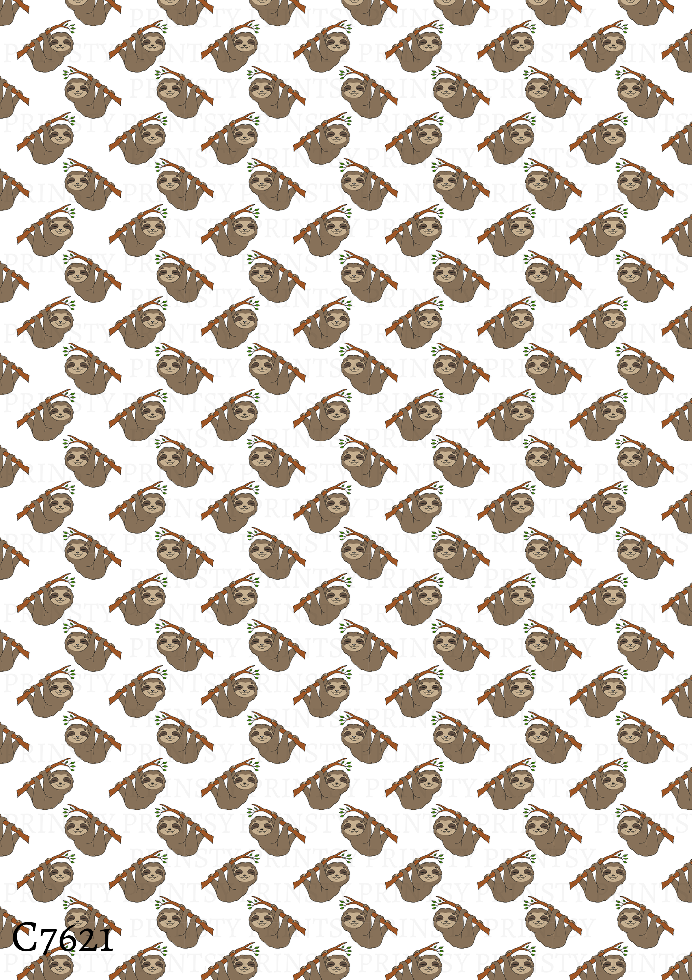 Sloth Canvas