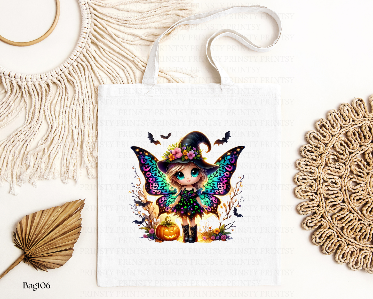 Halloween Fairy Tote Bag