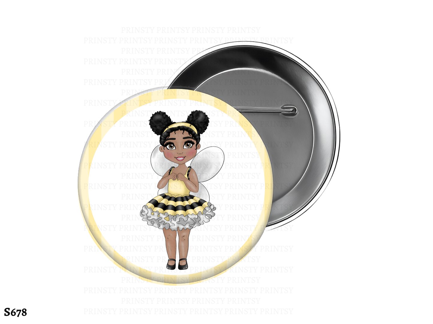 Little Honey Bee Dolly BowBitz/Badges