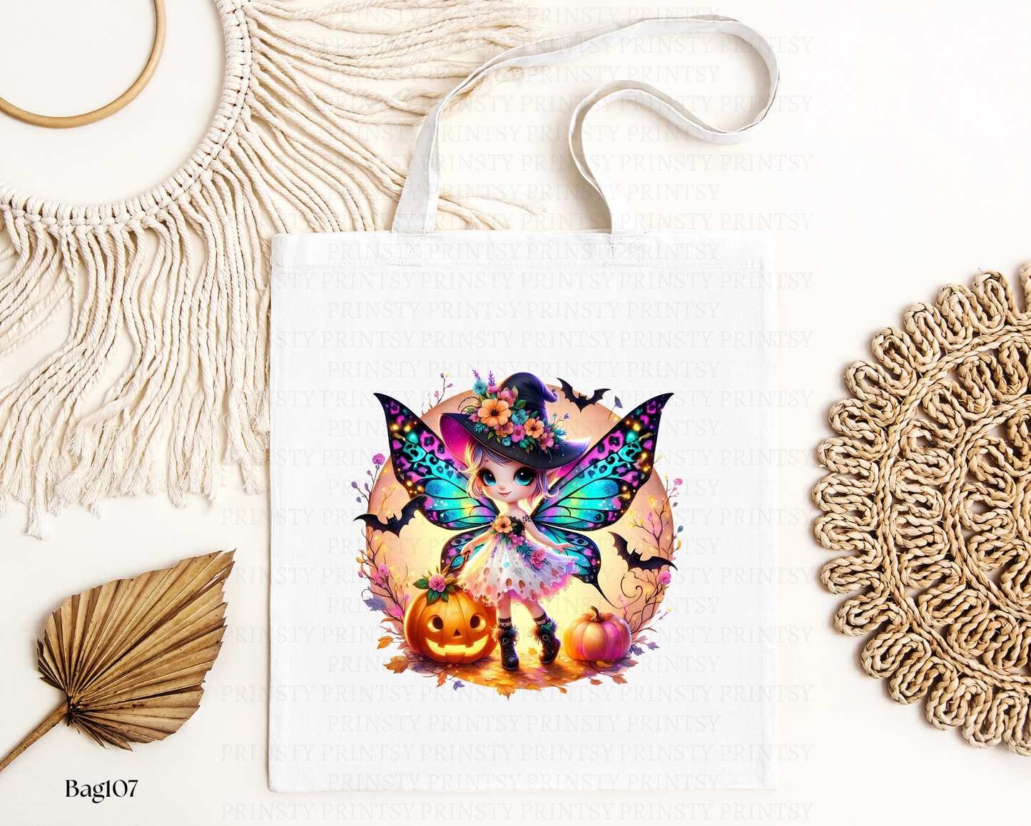 Halloween Fairy Tote Bag