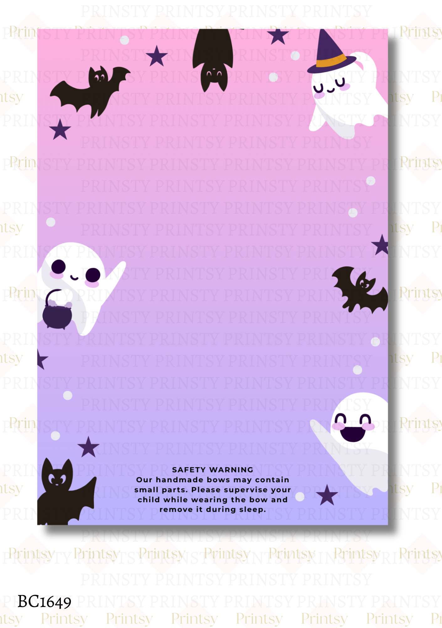 Halloween Bow Card
