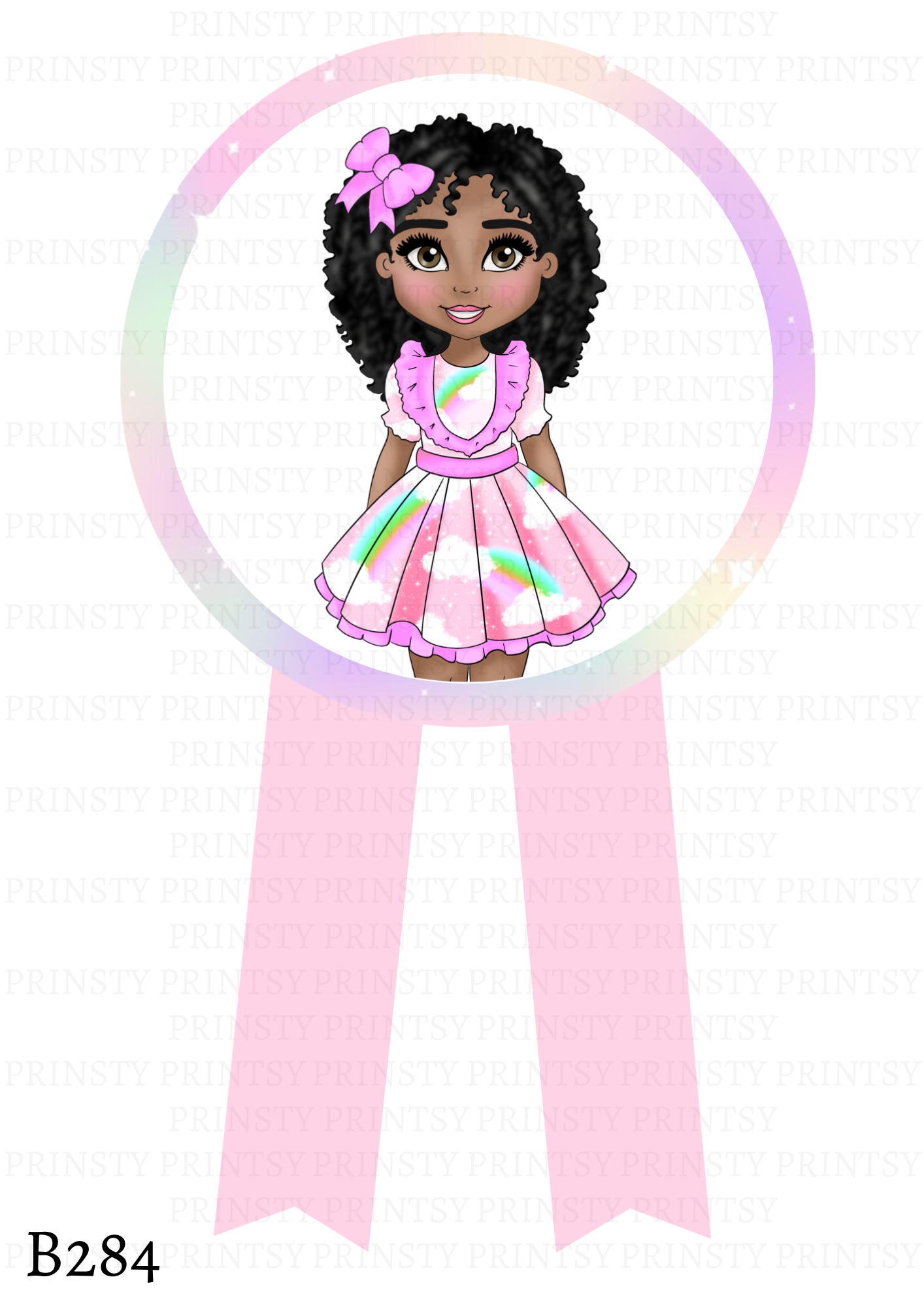 Rainbow Dolly Badge