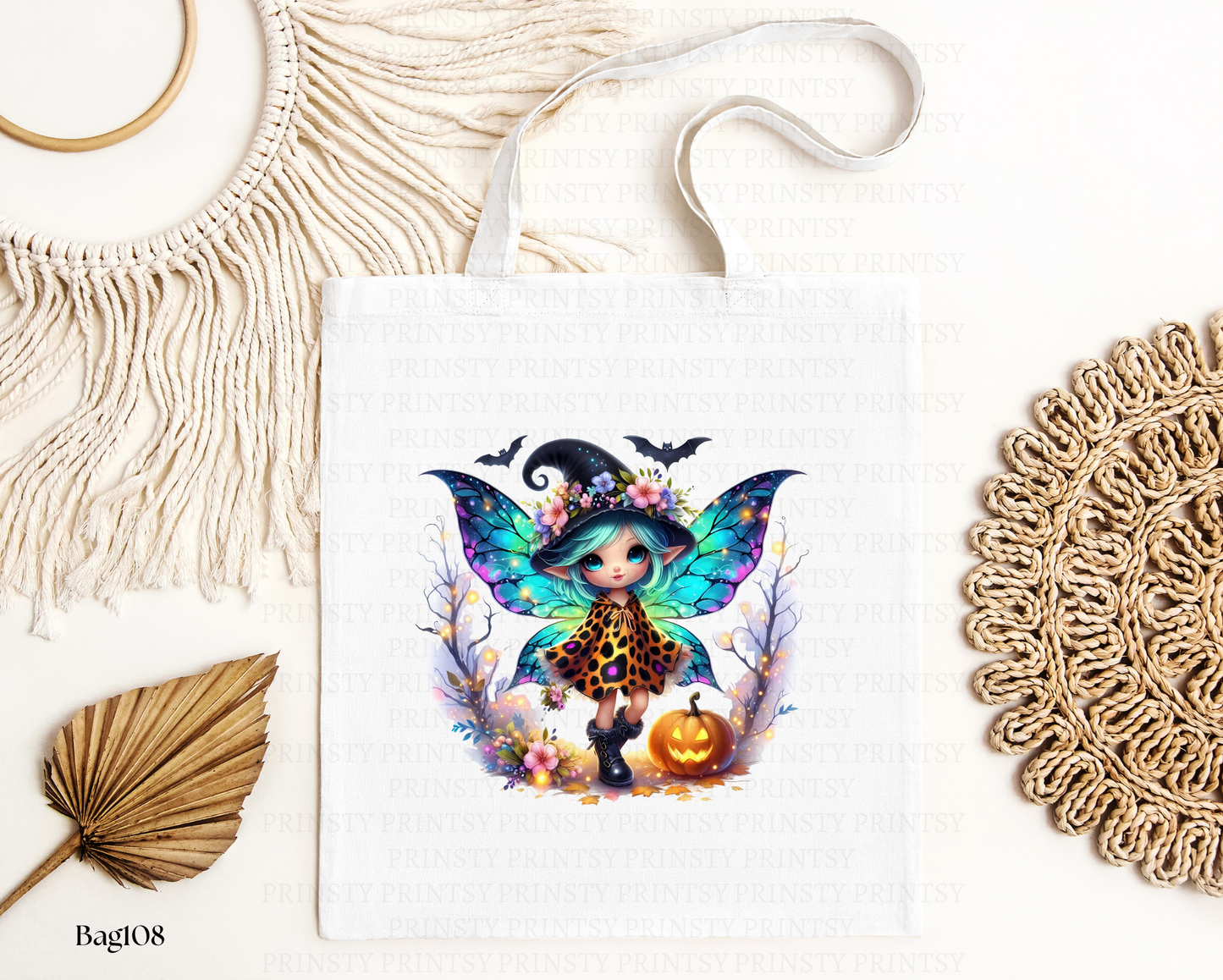 Halloween Fairy Tote Bag