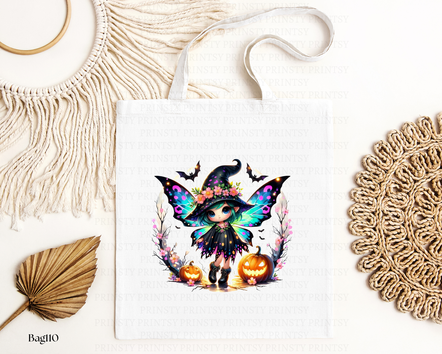 Halloween Fairy Tote Bag