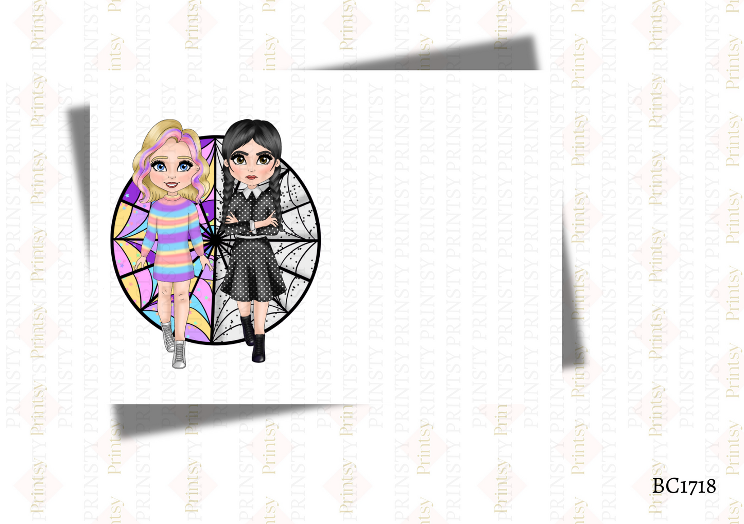 Spooky & Kooky Dolly Bow Card