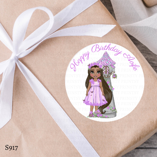 Punzie Birthday Sticker Sheet