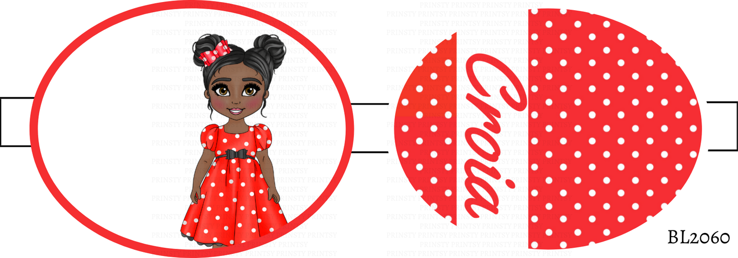 Spotty Dress Dolly Bow Loop