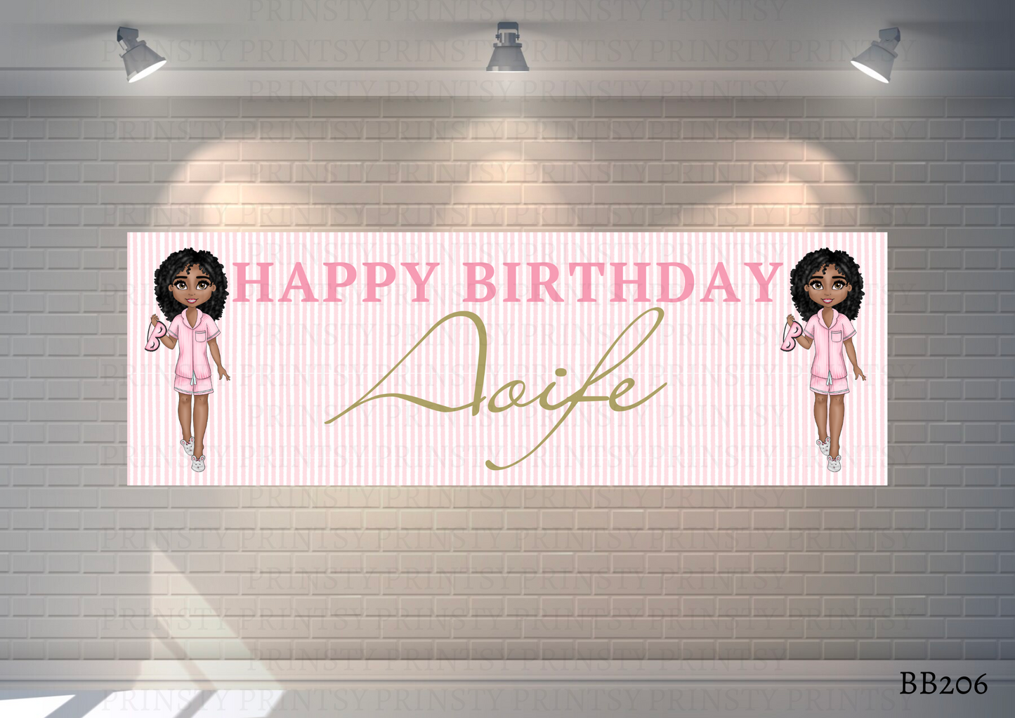 Sleep Over Dolly Banner