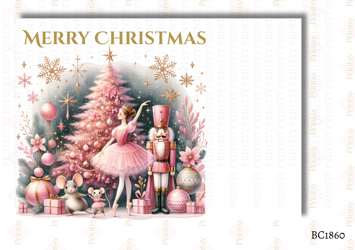 Nutcracker Bow Card
