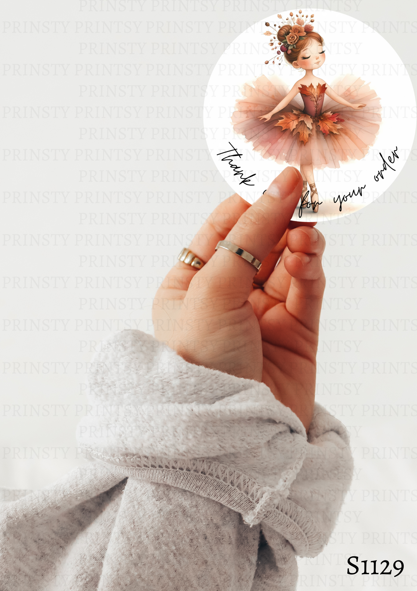 Autumn Ballerina Sticker Sheets