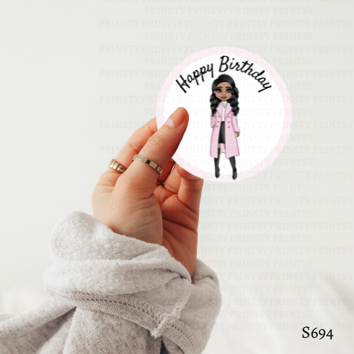 Elegant Dolly Sticker Sheet