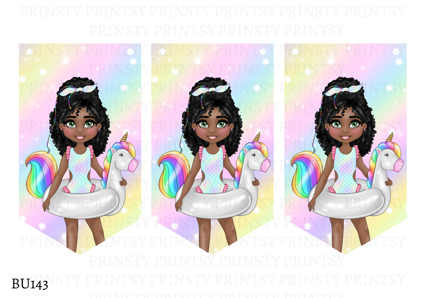 Pool Party Dolly Bunting