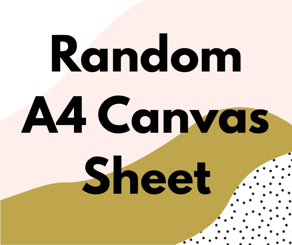 Random A4 Canvas Sheet