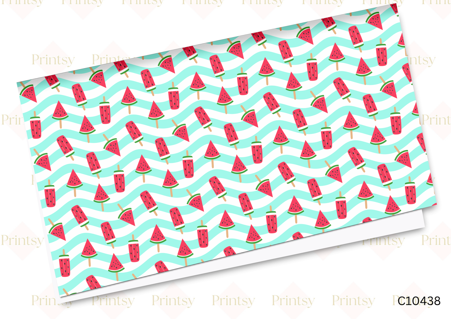 Watermelon Ice Lolly Canvas