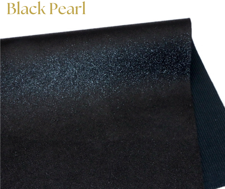 Black Pearl Synthetic Leather Sheet