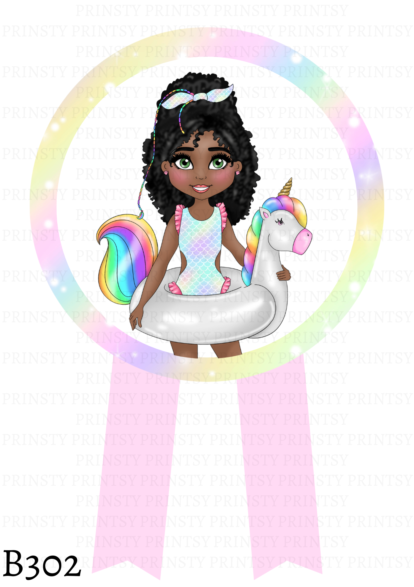Pool Party Dolly Badge