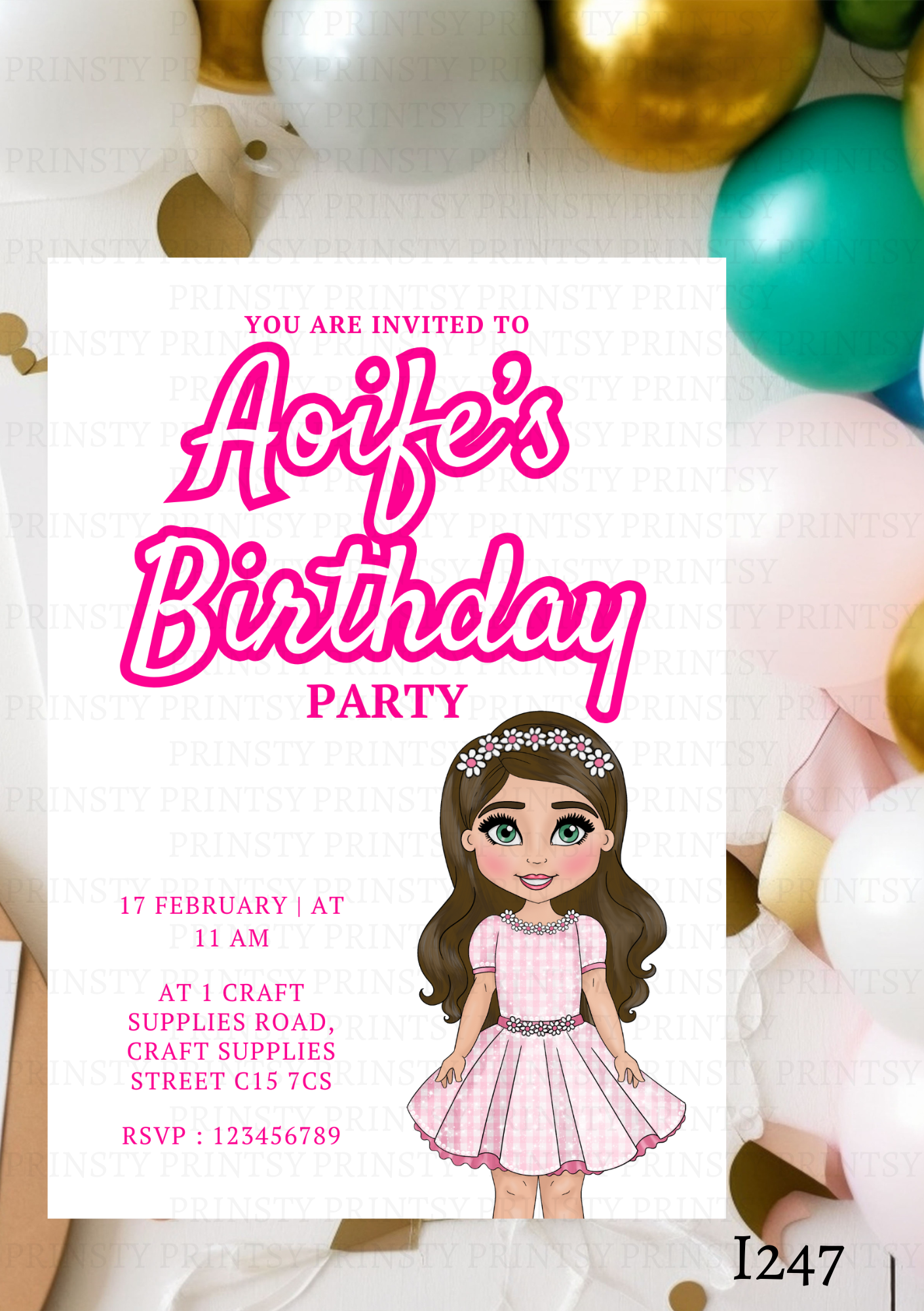 Dolly's Dolly Invite