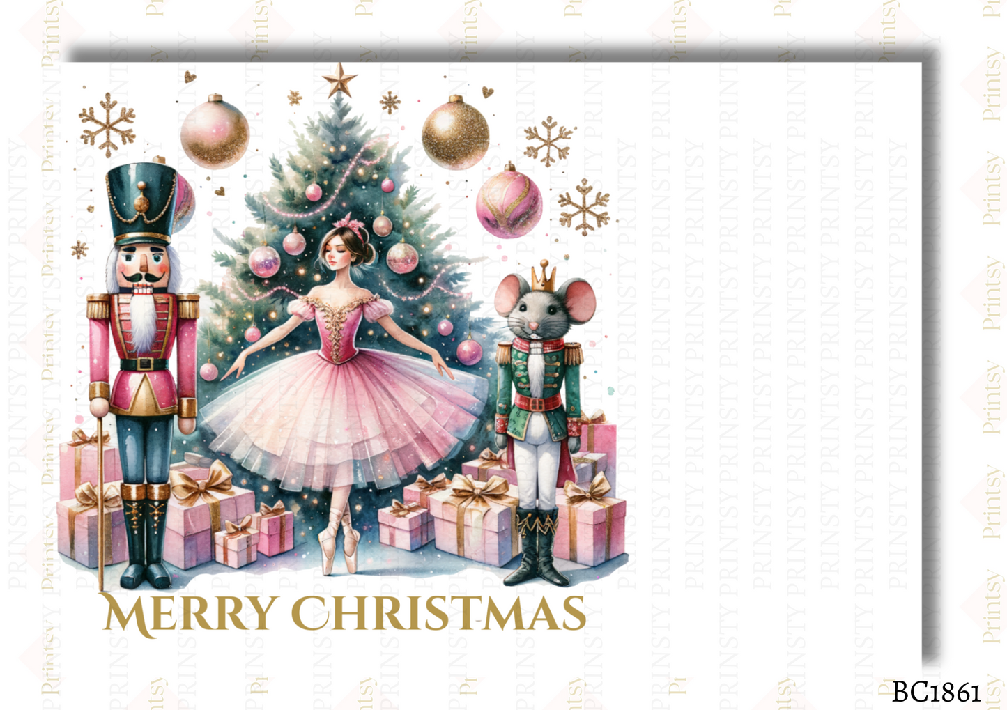 Nutcracker Bow Card