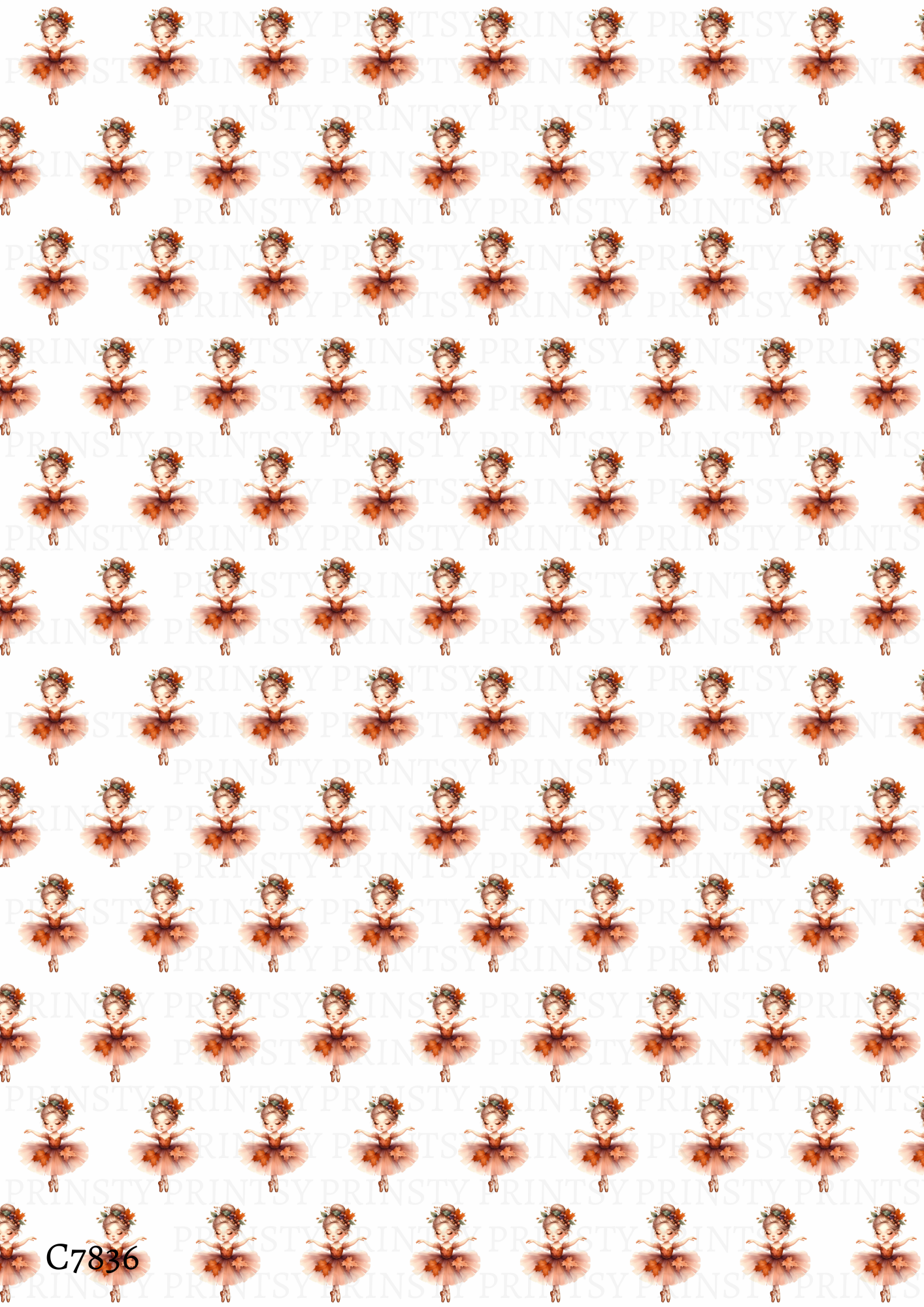 Autumn Ballerina Canvas