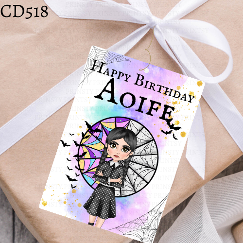 Spooky & Kooky Dolly Gift Label