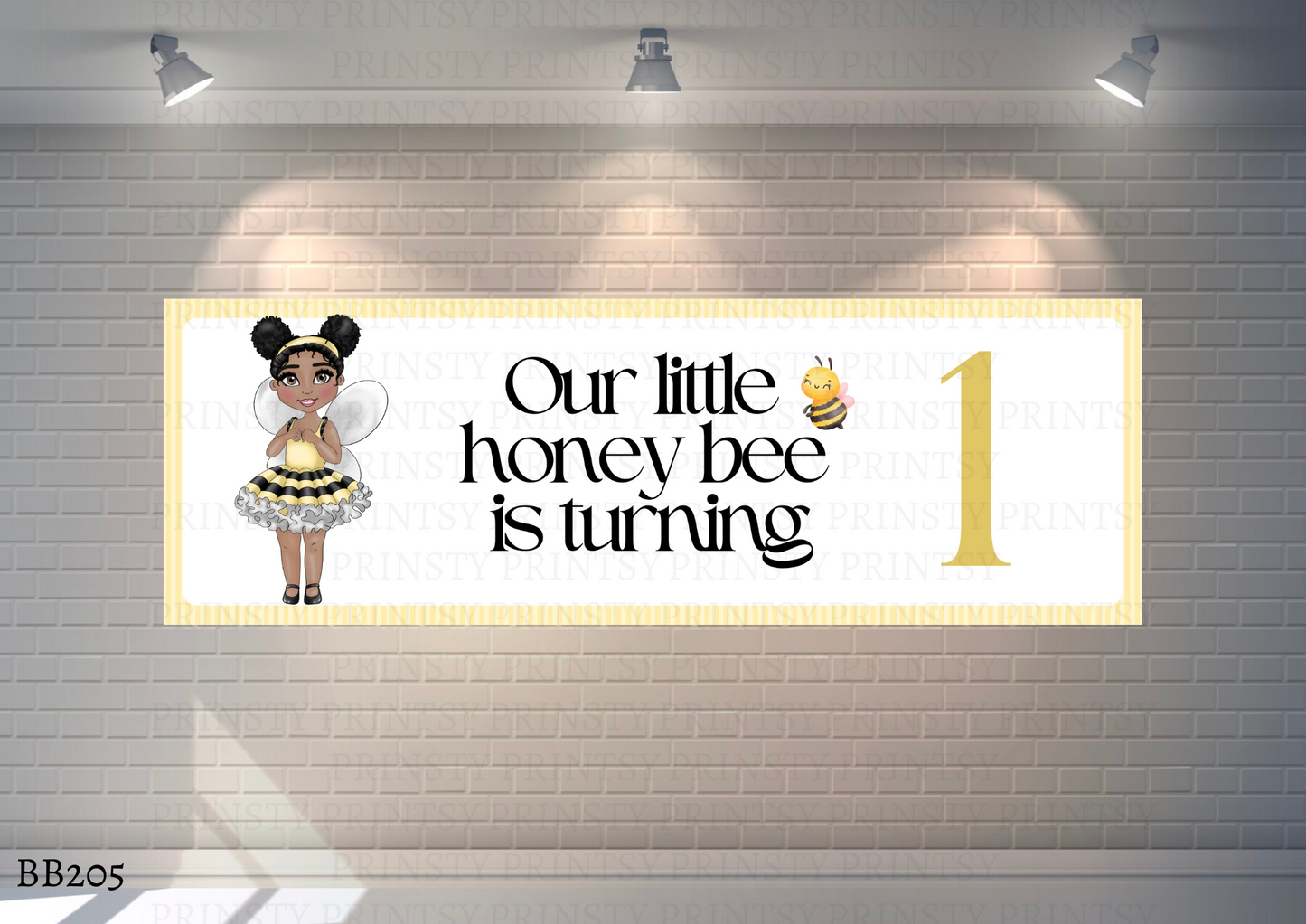 Little Honey Bee Dolly Banner