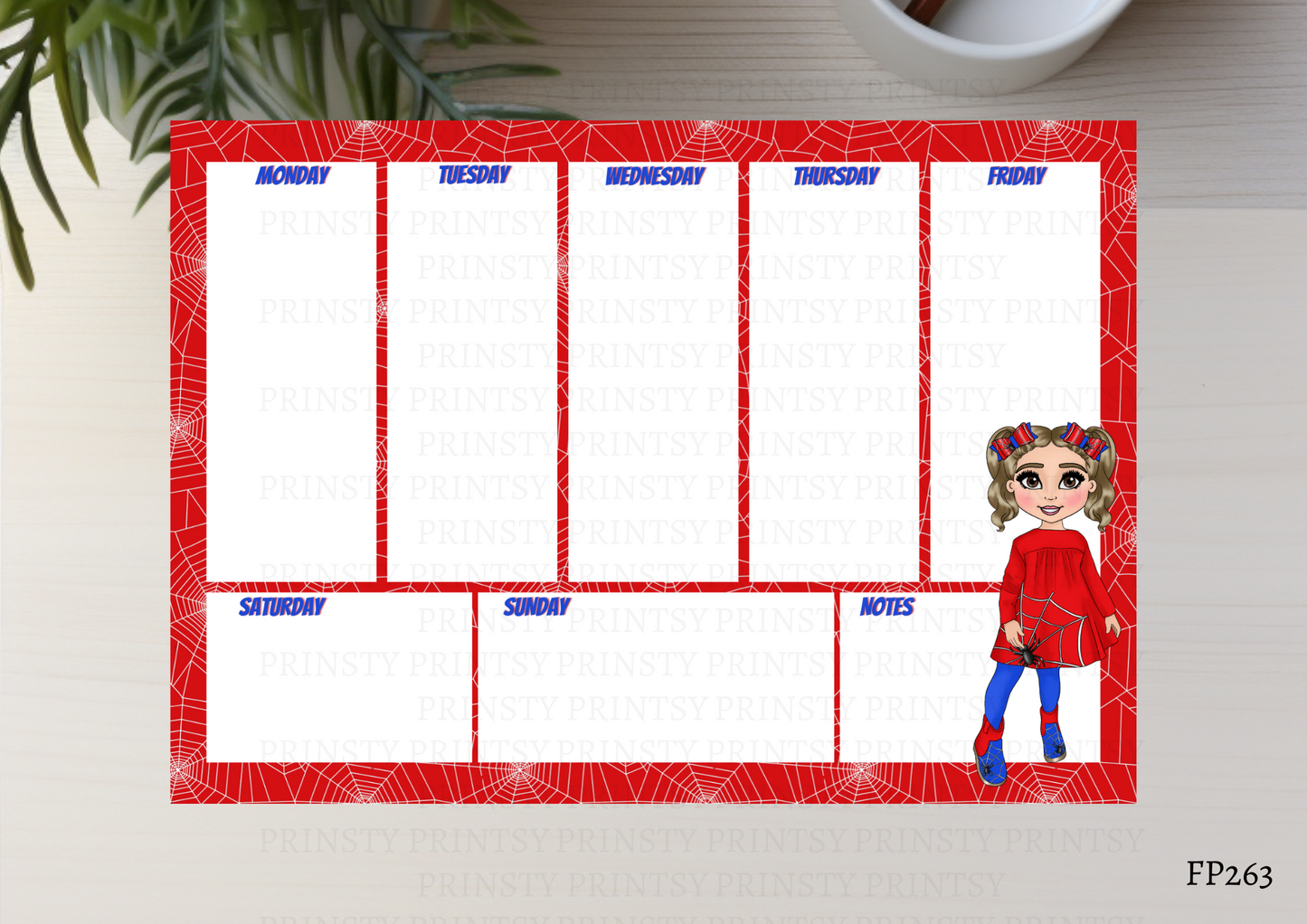 Web Dolly Weekly Planner
