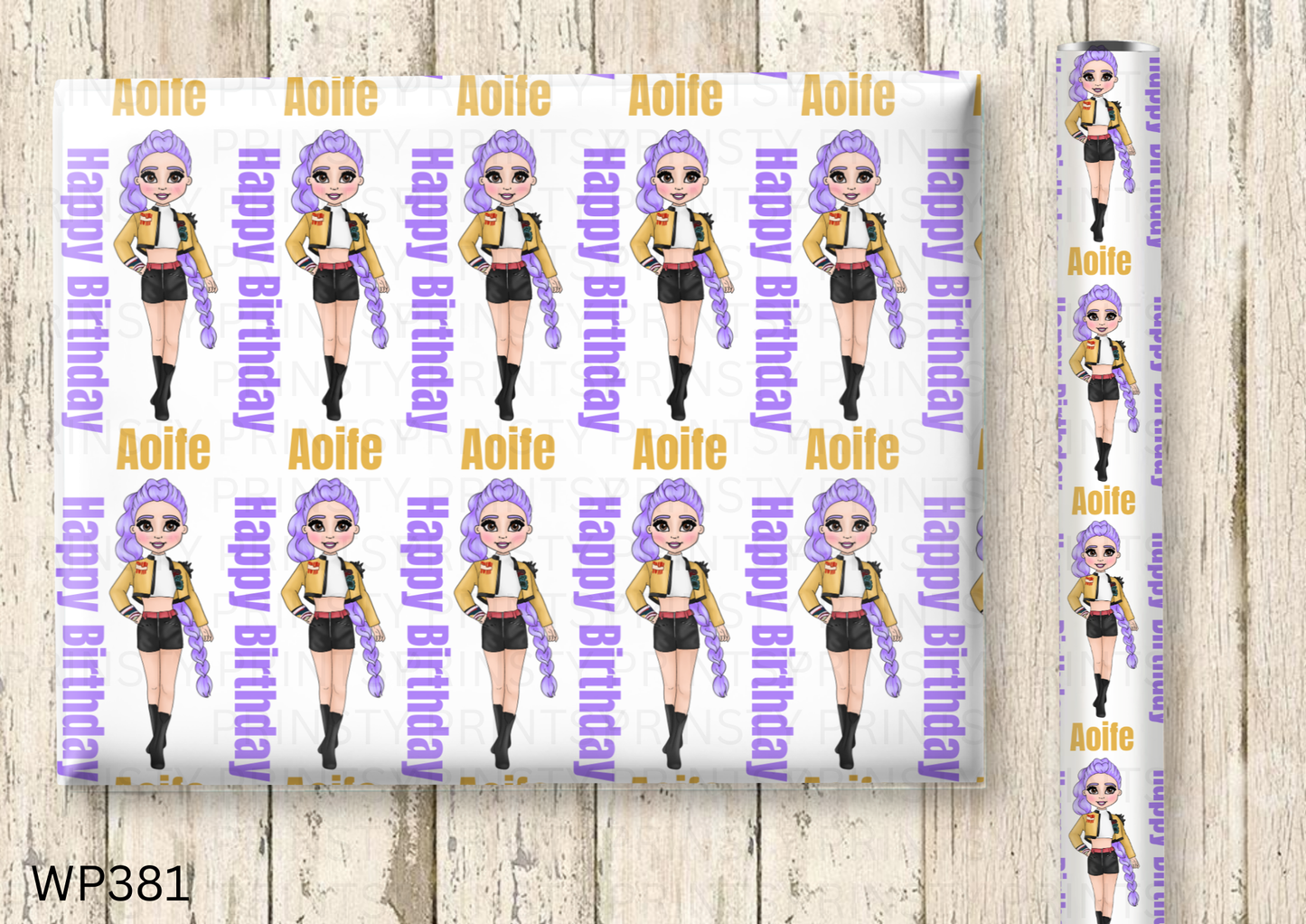 Rumi Dolly Wrapping Paper