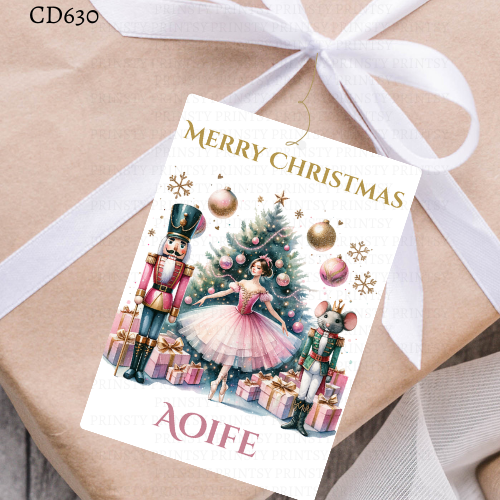 Nutcracker Gift Label