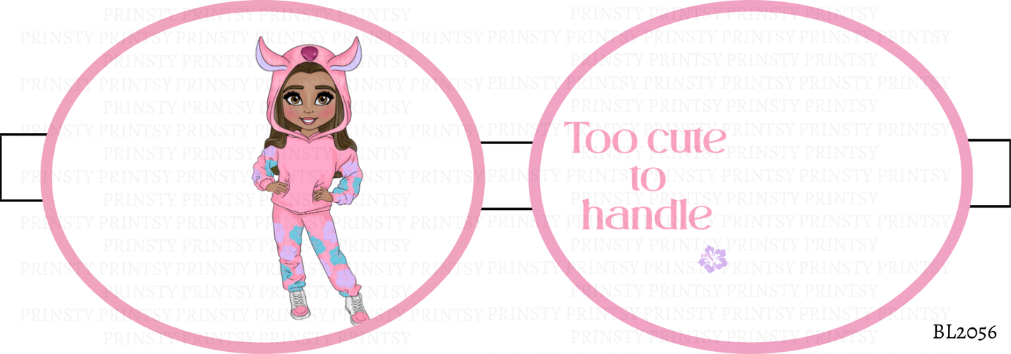 Pink Hawaiian Dolly Bow Loop