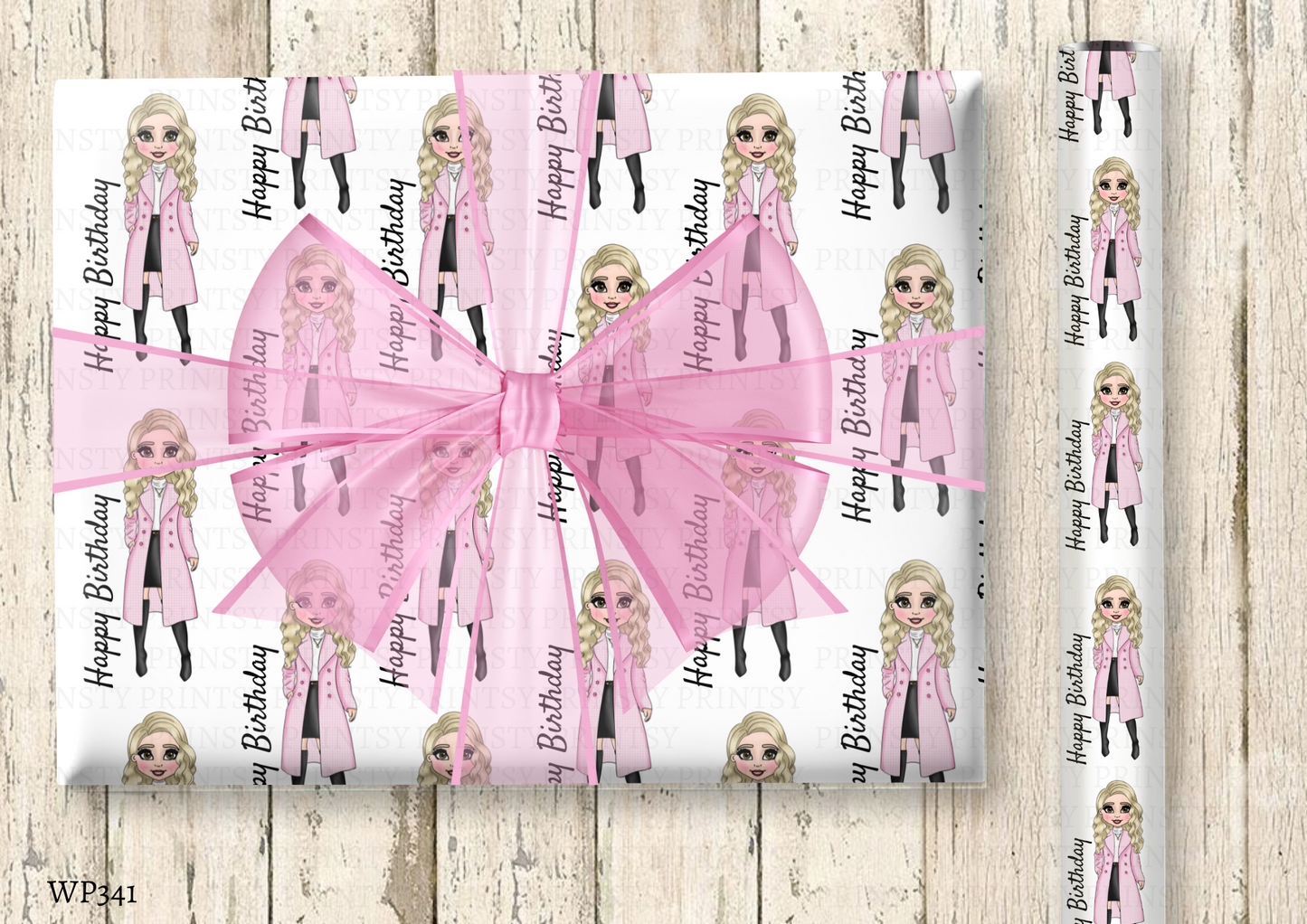 Elegant Dolly Wrapping Paper