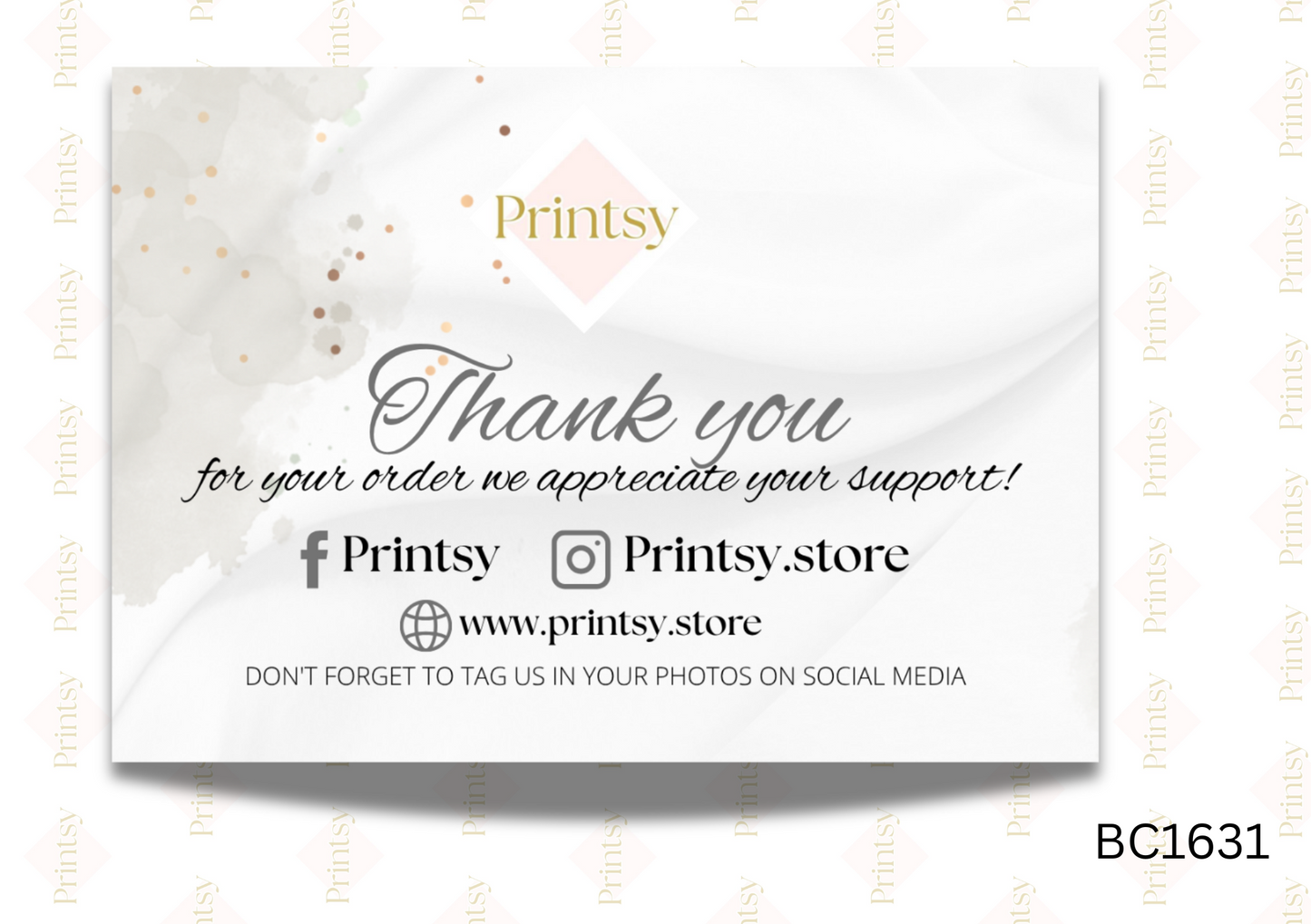 Thank You Card