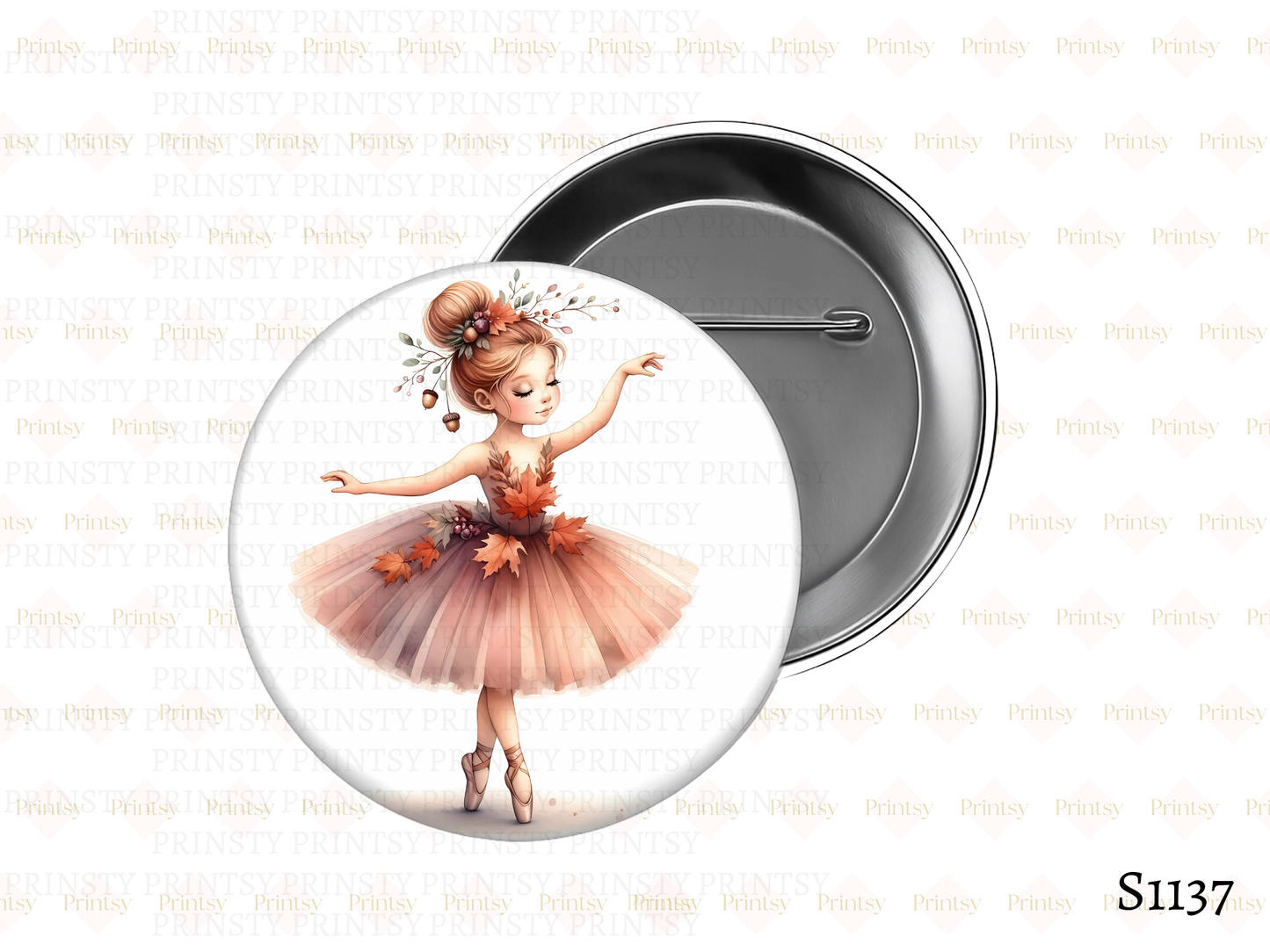Autumn Ballerina BowBitz/Badges