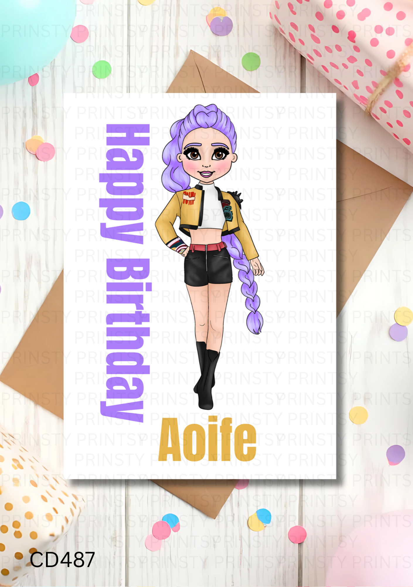 Rumi Dolly Celebration Card