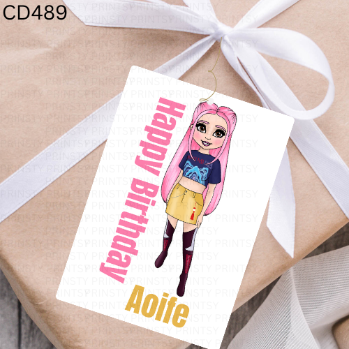 Mira Dolly Gift Label