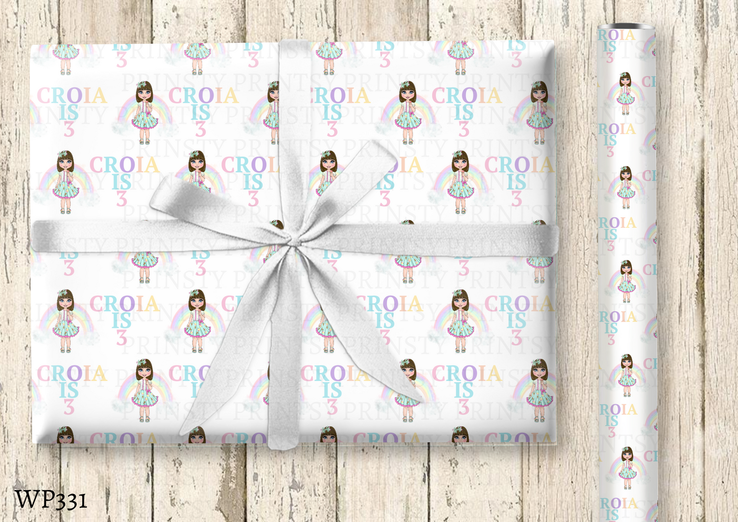 Ice Cream Dolly Wrapping Paper