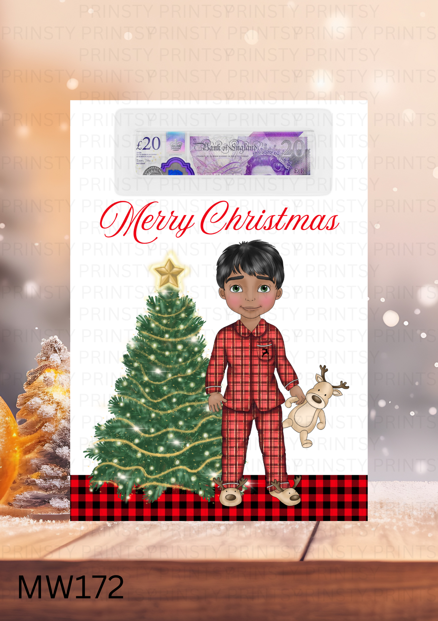 Dude Christmas Money Card