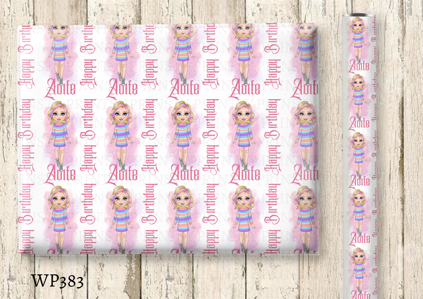 Spooky & Kooky Dolly Wrapping Paper
