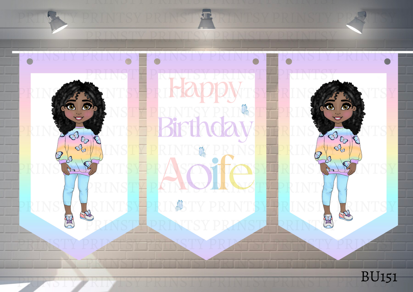 Butterfly Dolly Bunting