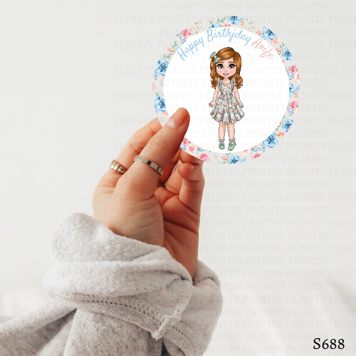 Vintage Dolly Sticker Sheet