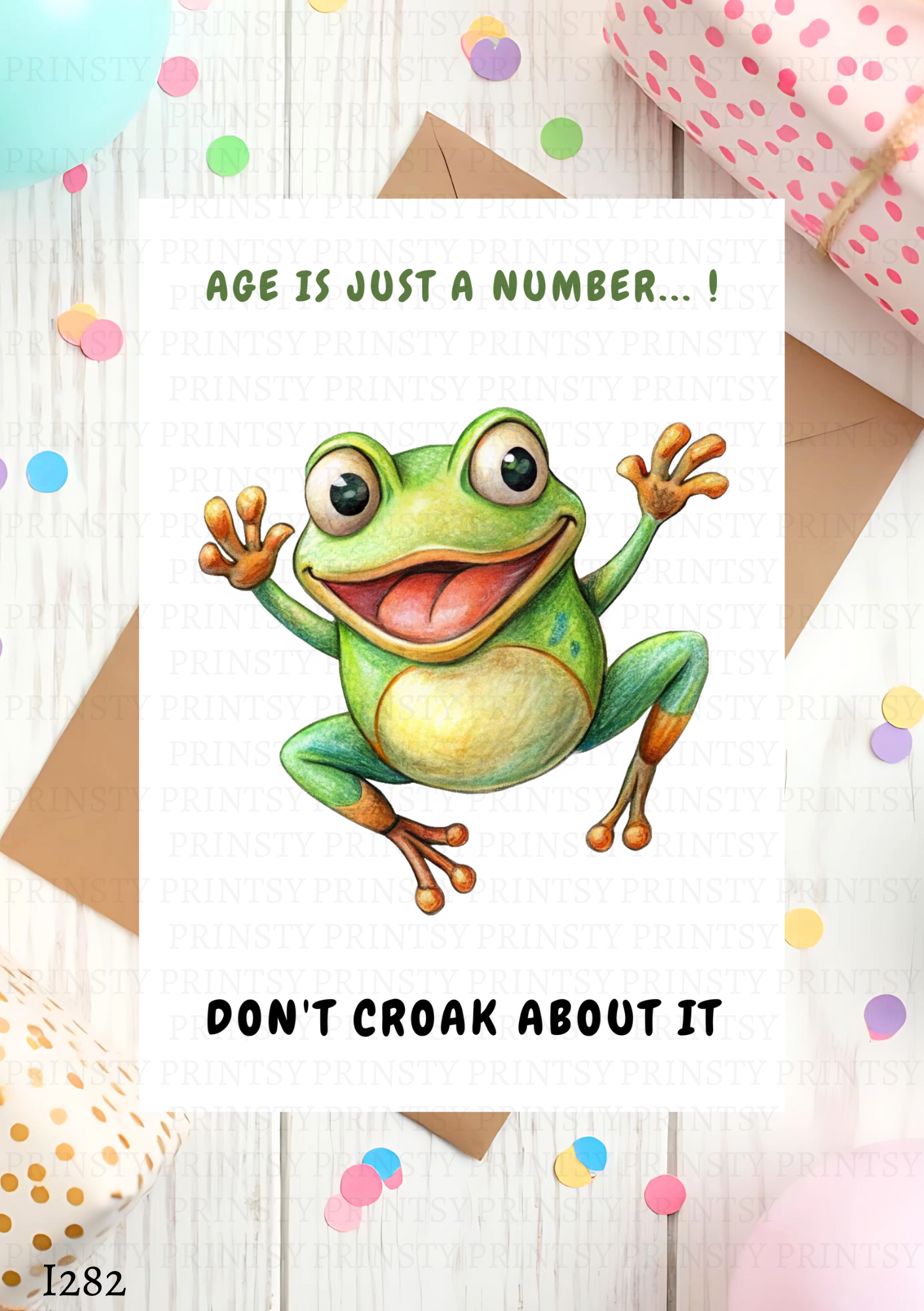 Frog Celebration Card
