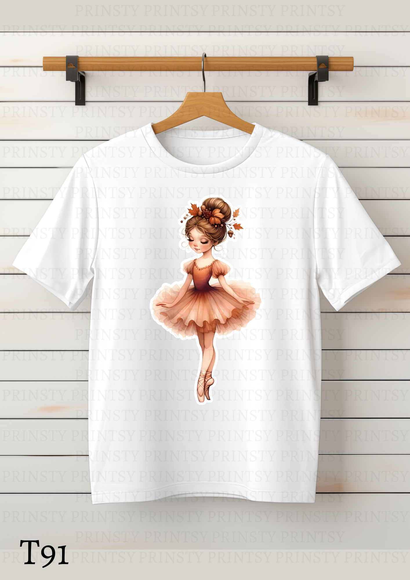 Autumn Ballerina Kids T-Shirt