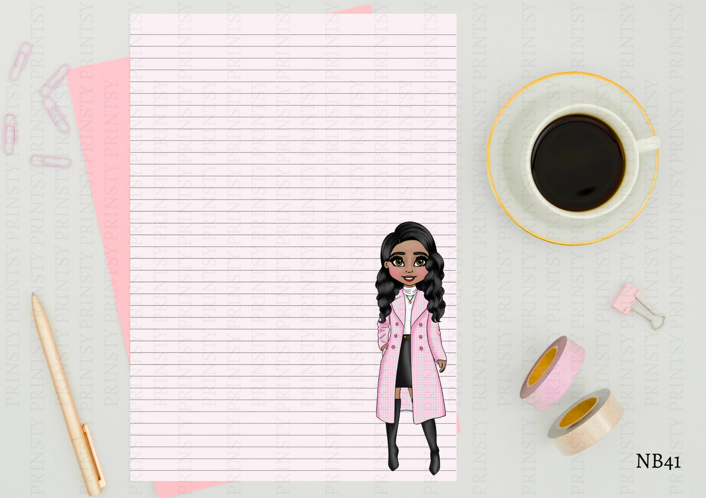 Elegant Dolly Note Book